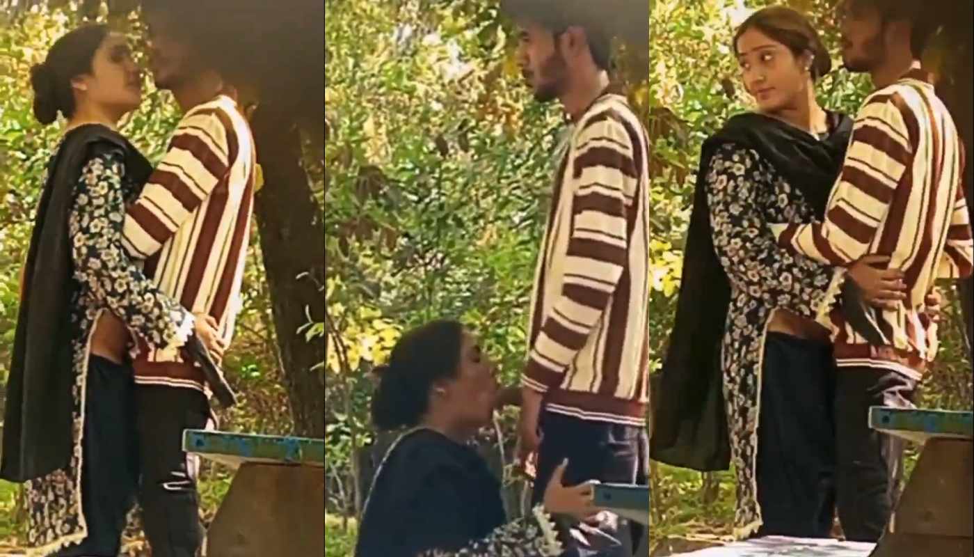 Horny Lovers Outdoor Blowjob Fucking Secretly Recorded