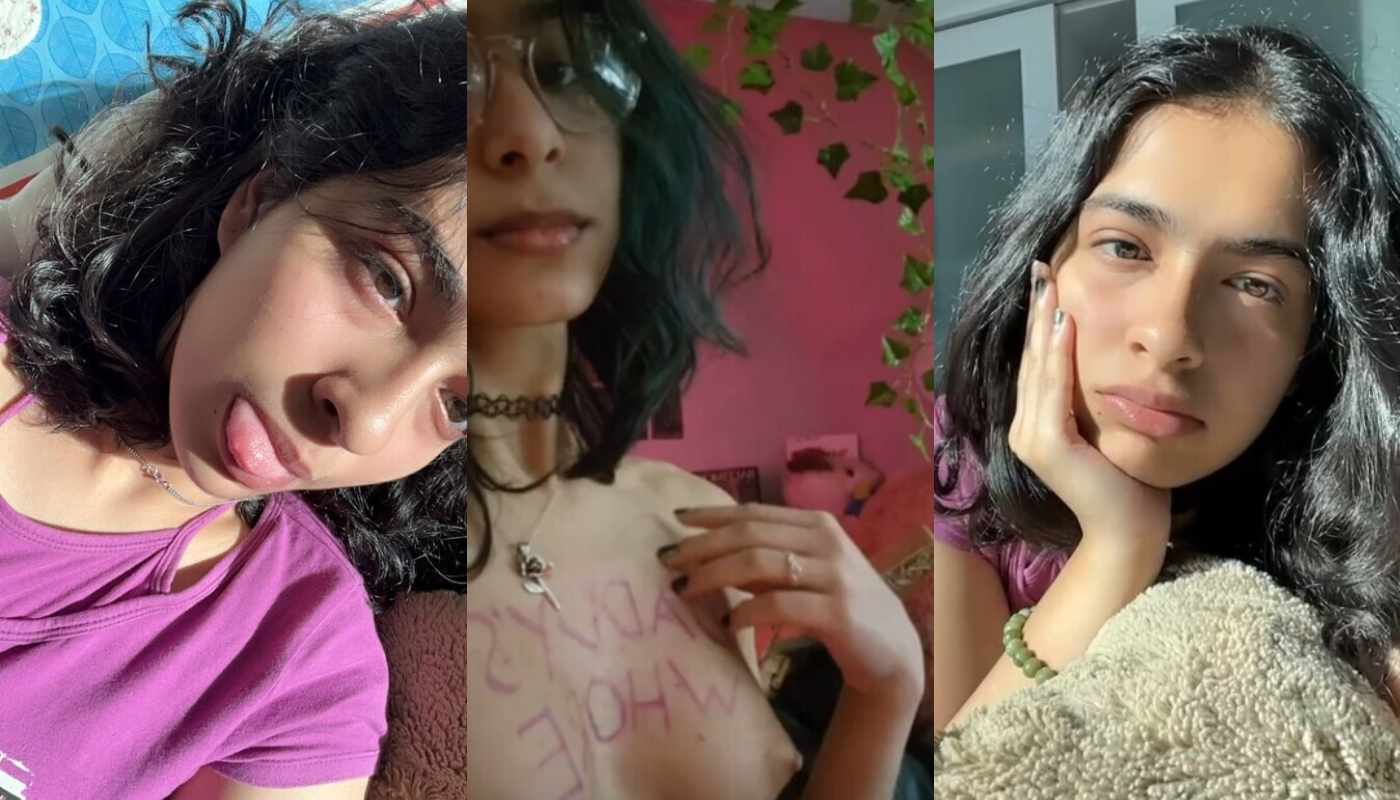 Cute Hairy Pussy Submissive Girl Showing