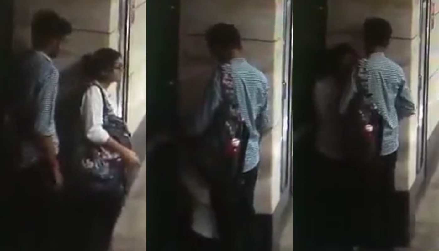 Delhi metro station viral blowjob mms