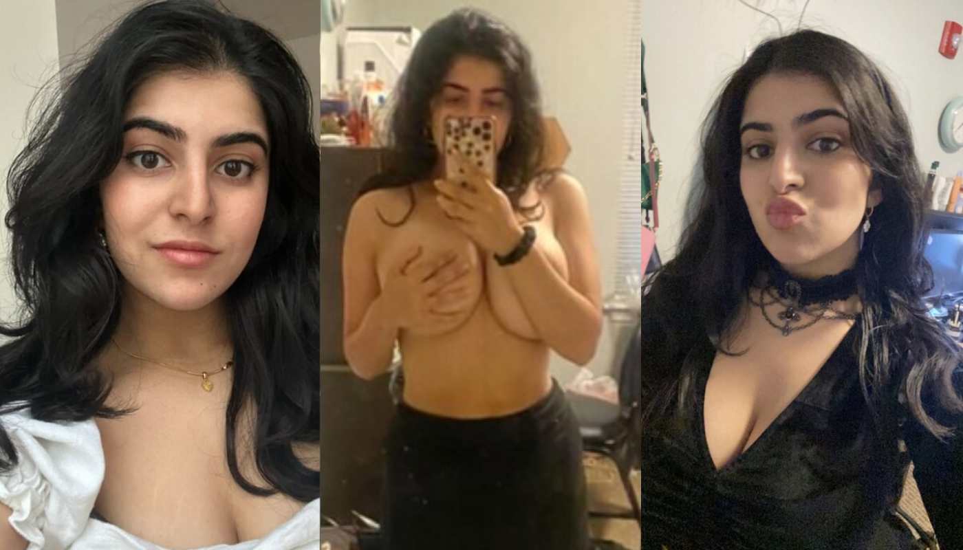Gorgeous Sexy Babe Showing Teasing Busty Boobs