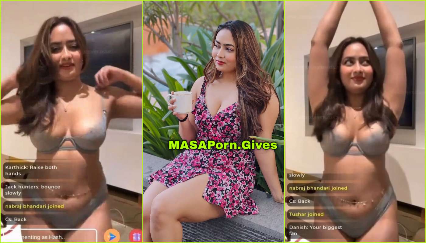 Divya mistry first live in transparent lingerie part 2