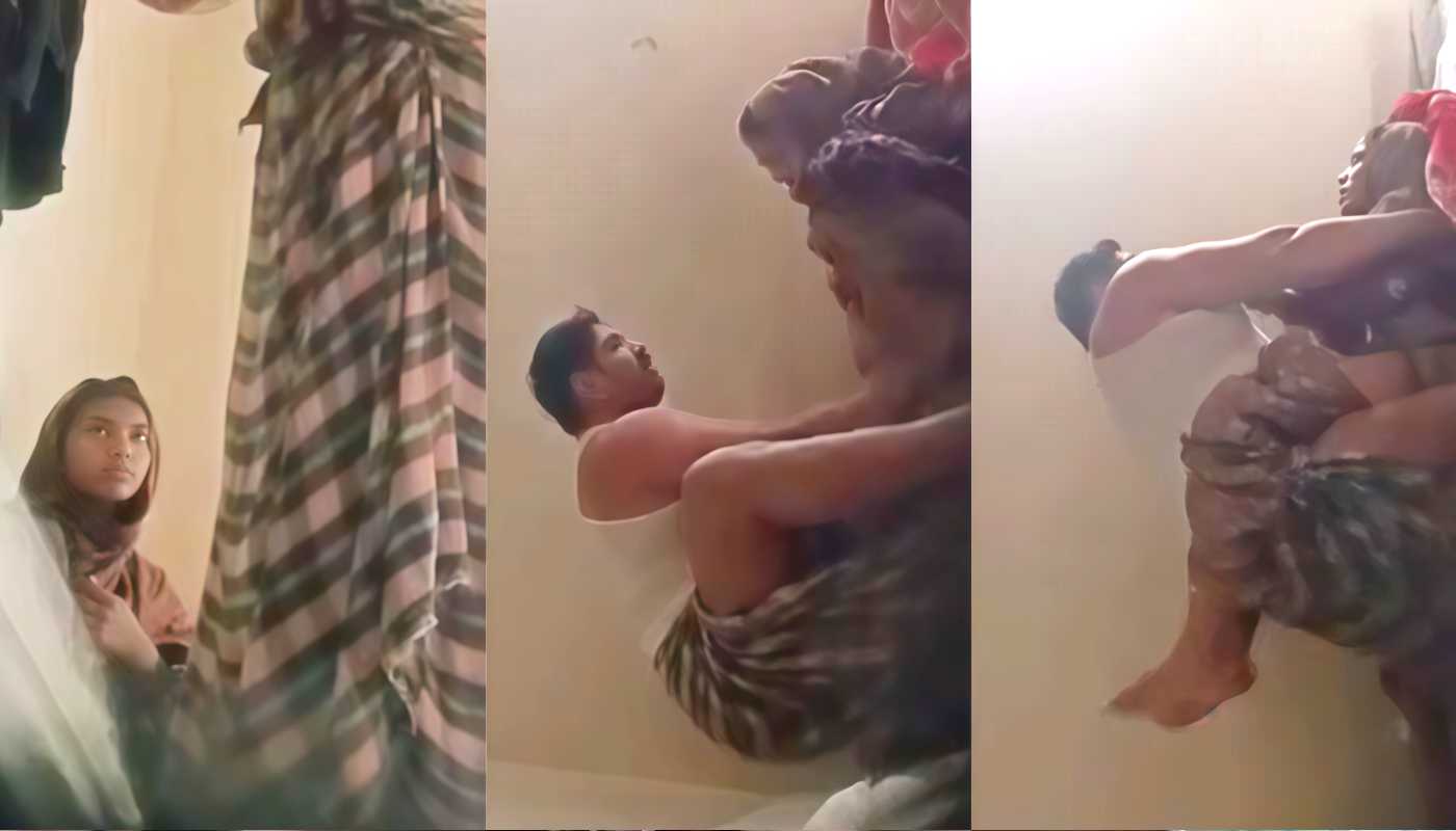 Lungi wale mote sautele baap se chudi beti! (home MMS)