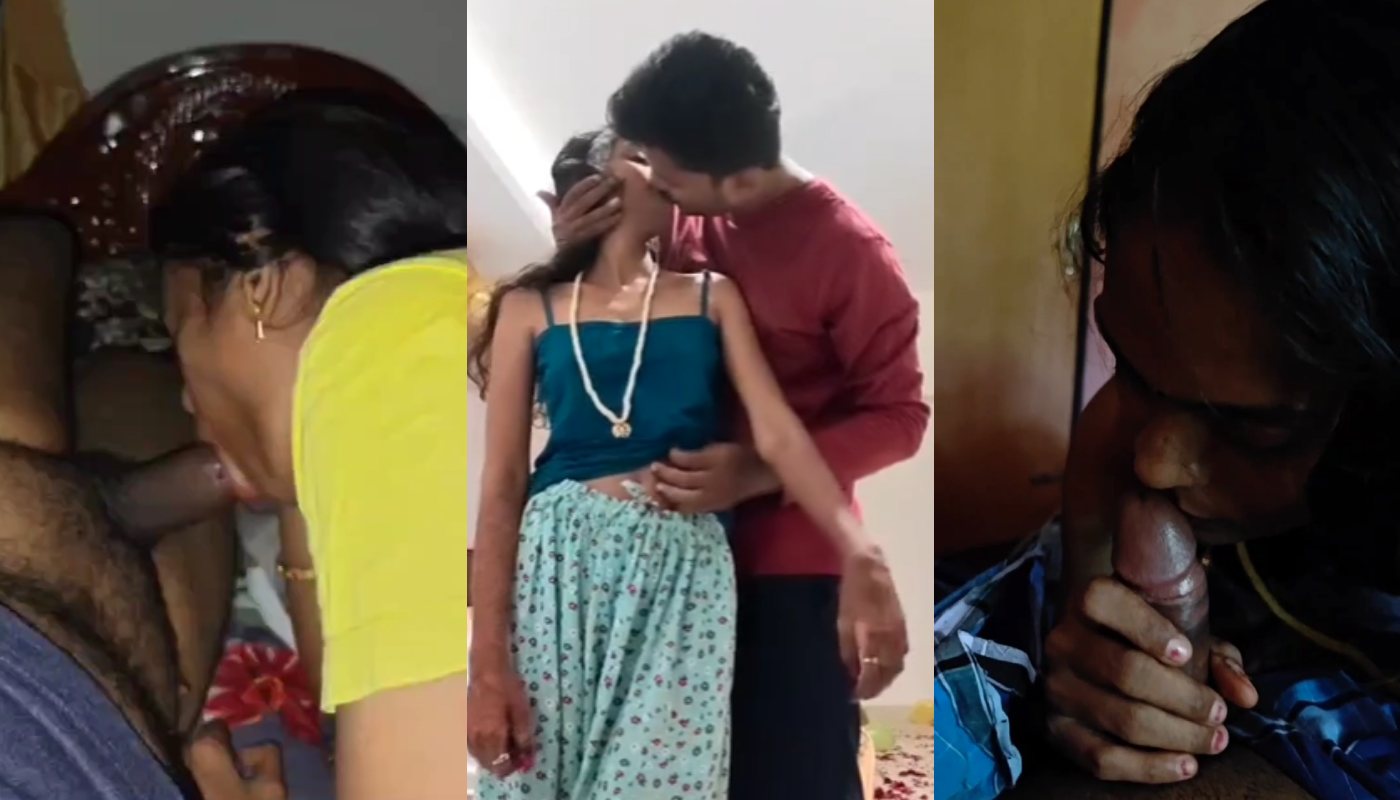 Slim Tamil Wife Anniversary Night Romance Giving Blowjob Nude Captured By Husband