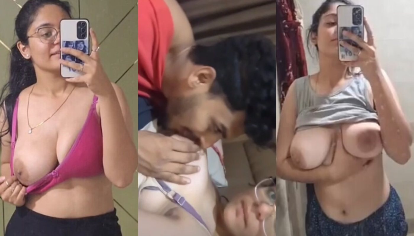 Beautiful Indian Girl Playing With Her Boobies
