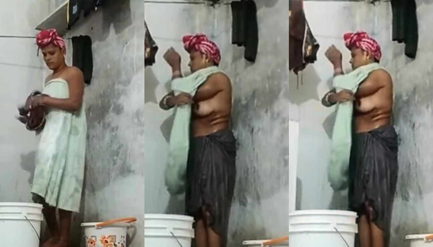 Village Bhabhi After Bath Changing Dress Captured Secretly In Hidden Cam