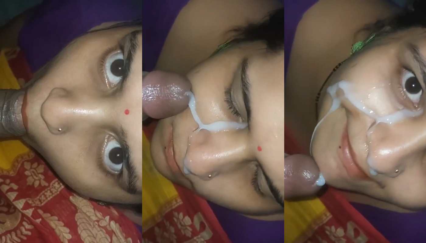 Bengali Bhabhi Giving Blowjob Taking Cum On Face