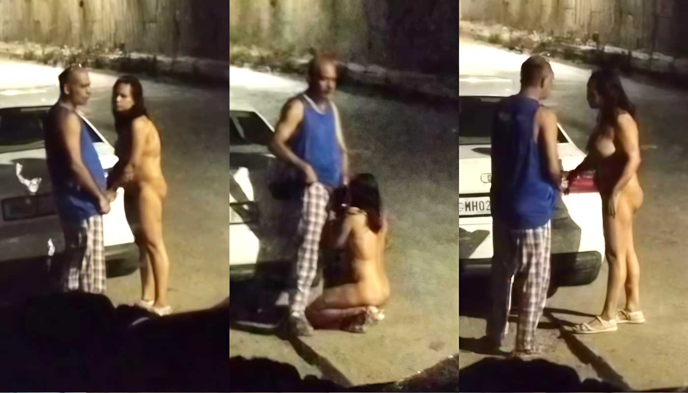 Aunty uncle khullam khula road chudai viral video