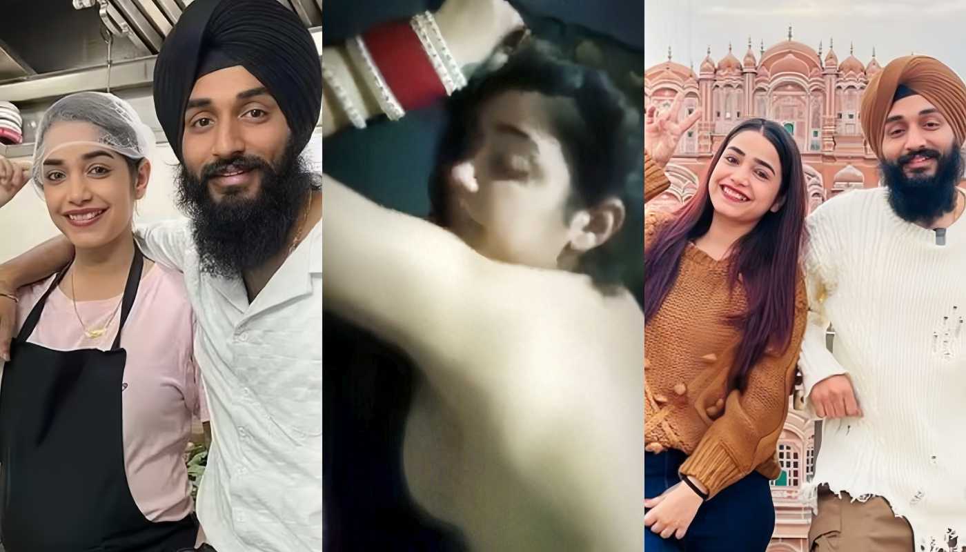 Guppi ki dui chduai ka punjabi kulhad pizza viral sex video